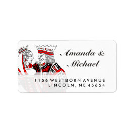 Etiquetas de la dirección del Boda de las tarjetas