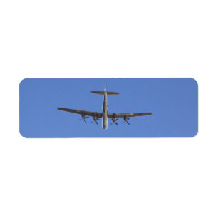 Etiquetas de la dirección del bombardero B-29