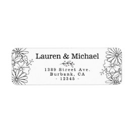 Etiquetas de la dirección del borde lateral de la 