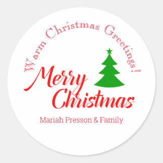 Etiquetas de la etiqueta de regalo navideño