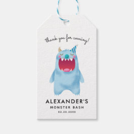 Etiquetas de la fiesta de cumpleaños de Monster Ba