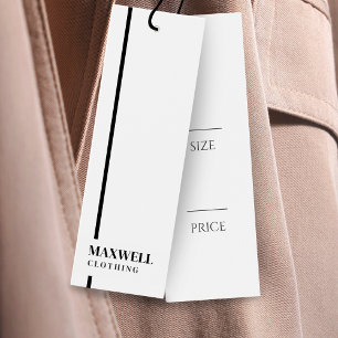 Etiquetas de la marca de ropa profesional