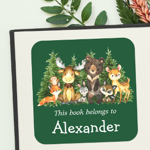 Etiquetas de la placa verde de los animales del bo