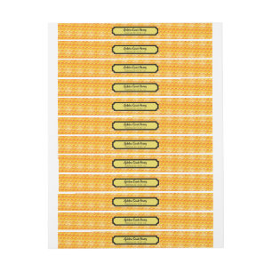 Etiquetas de la tapa de seguridad del honeycomb do