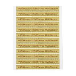 Etiquetas de la tapa de sellado de seguridad de Ho