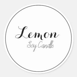 Etiquetas de la vela