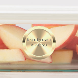 Etiquetas de latón grabadas simuladas por personal