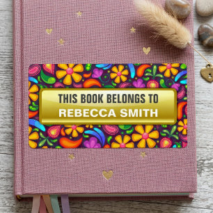 Etiquetas de Libros Personalizadas   Etiqueta de L