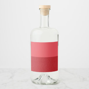 Etiquetas de licor de doble tono rojo de tomate - 