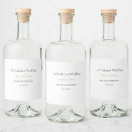 Etiquetas de Licor de Lujo | Whiskey Personalizado