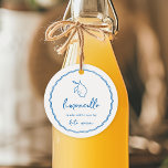 Etiquetas de Limoncello manuscritas Dolce Vita<br><div class="desc">Este hermoso diseño de etiquetas de inspiración italiana con limoncello presenta letras cursivas de estilo verde manuscrito acentuadas con un borde de cinta de garabatos ondulados en azul mediterráneo. Una ilustración a mano de un limón siciliano completa el diseño para un aspecto veraniego de la costa amalfitana. Estas elegantes etiquetas...</div>