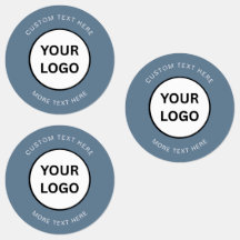Etiquetas de Logotipo Empresarial Personalizadas d
