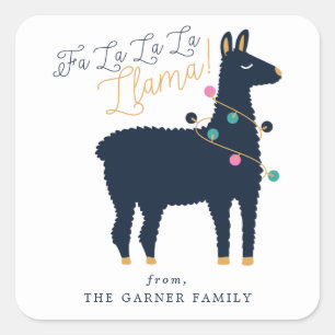 Etiquetas de los Navidades de Fa La La Llama