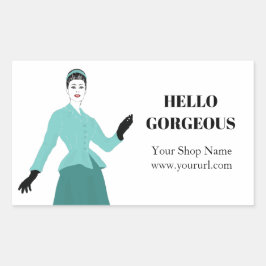 Etiquetas de marketing de moda, paquetes de compra