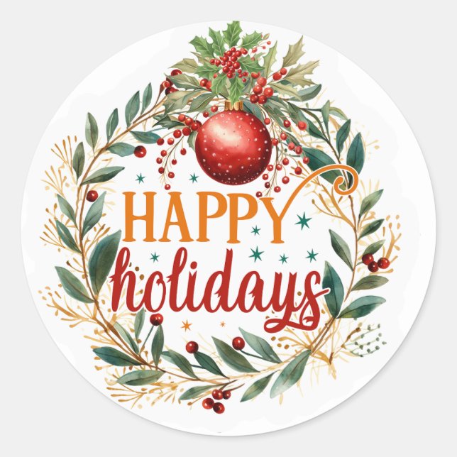 Etiquetas de Navidad (Anverso)