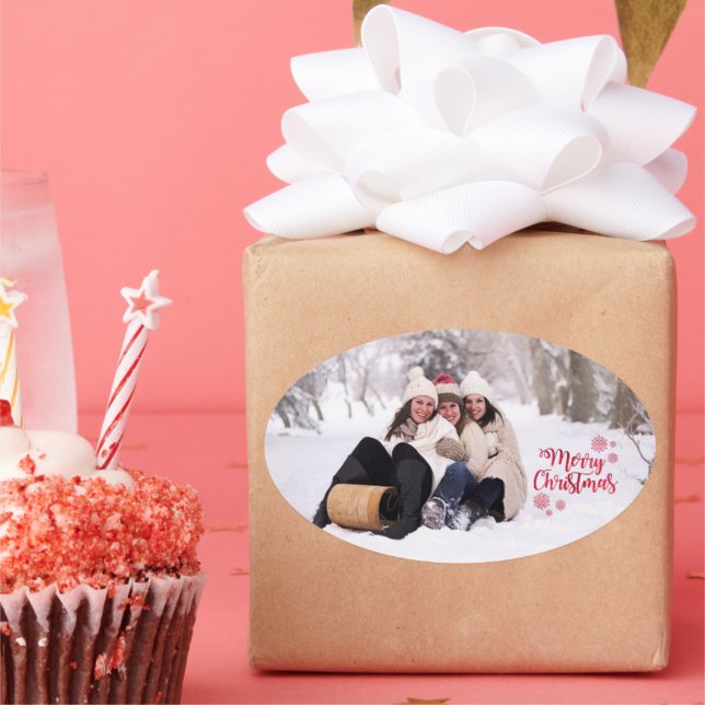 Etiquetas de Navidad fotográficas (Fiesta)