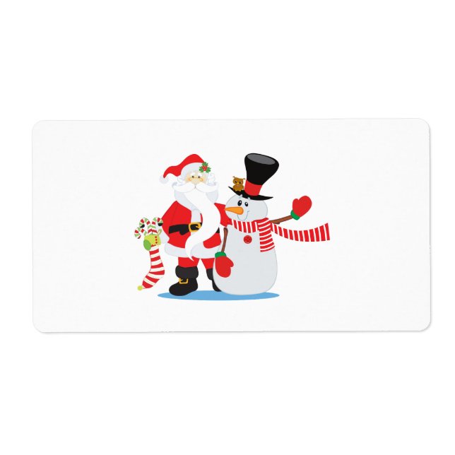 Etiquetas de Navidades festivos (Frente)