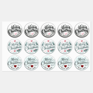 Etiquetas de navidades, Pegatinas para tarjetas, r