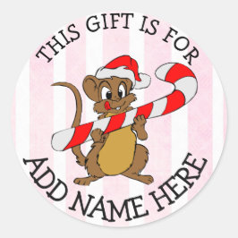 Etiquetas de Navidades personalizadas de época de 