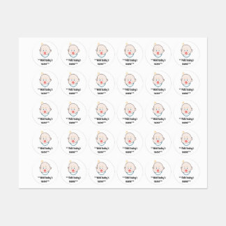 Etiquetas de nombre de bebé/hijo