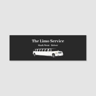 Etiquetas de nombre de Chauffeur de controlador Li