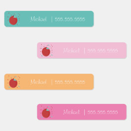 Etiquetas de Nombre de Clase de Almuerzo de Frutas