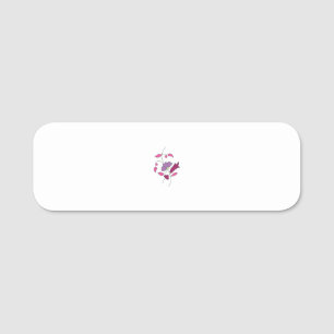 Etiquetas de nombre de logotipo de texto más perso
