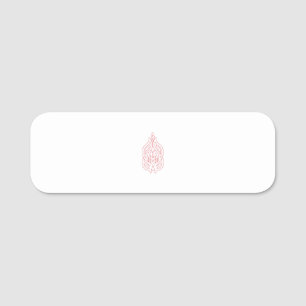 Etiquetas de nombre de logotipo de texto más perso