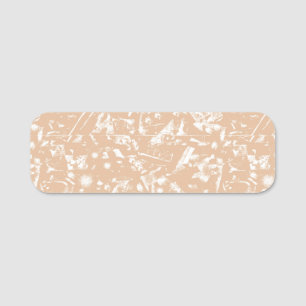 Etiquetas de nombre de logotipo de texto más perso