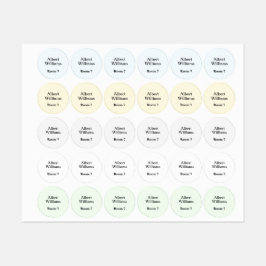 Etiquetas de nombre para ropa de hogar de cuidado 