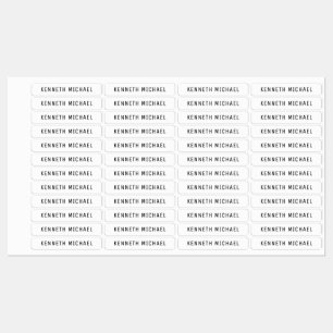 Etiquetas de nombre personalizadas para uso person