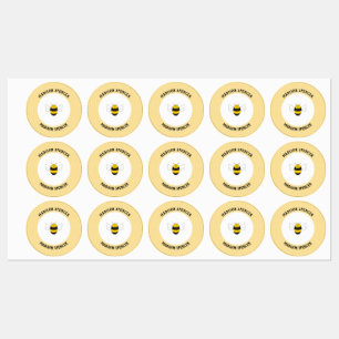 Etiquetas de nombres de abejas impermeables para g