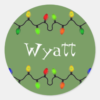 Etiquetas de nombres de Navidades personalizadas