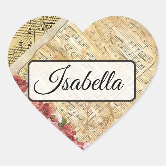 Etiquetas de nombres de notas musicales personaliz (Anverso)