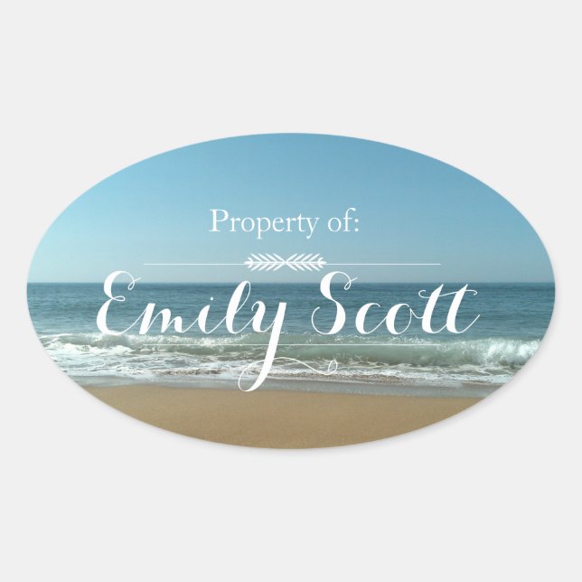 Etiquetas de nombres de playas (Anverso)