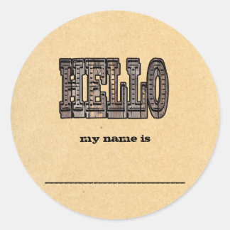 Etiquetas de nombres de temas occidentales