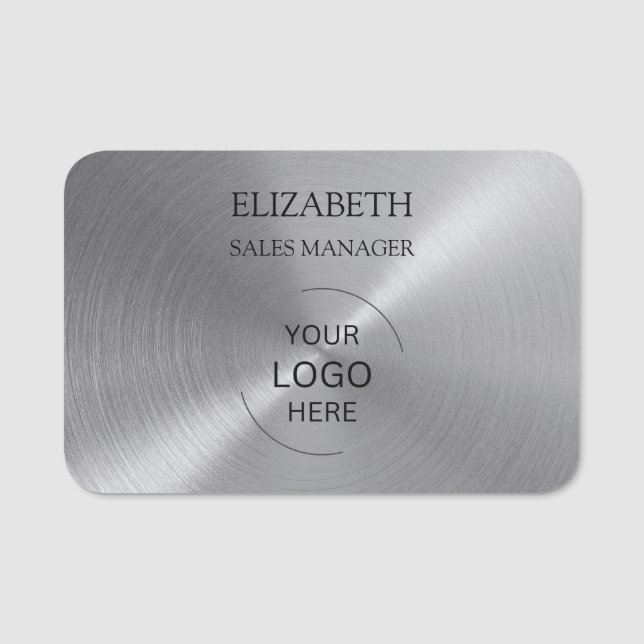 Etiquetas de nombres durables para ropa (Anverso)