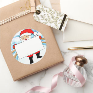 Etiquetas de nombres en blanco de Fiesta de Navida