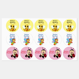 Etiquetas de nombres para niños