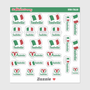 Etiquetas de nombres personalizados italianas   It