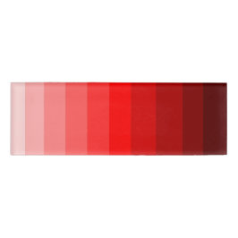 Etiquetas de nombres rojos