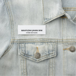 Etiquetas de nombres y distintivos de Personalizad