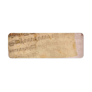 Etiquetas de notas musicales