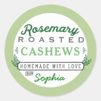 Etiquetas de nueces de Rosemary