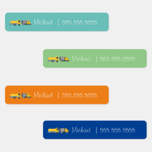 Etiquetas de número de nombres de la comida de la 