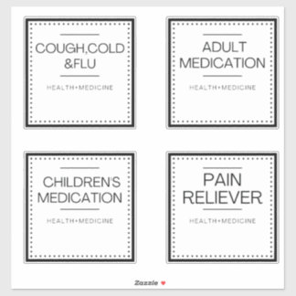 Etiquetas de organización moderna para baño