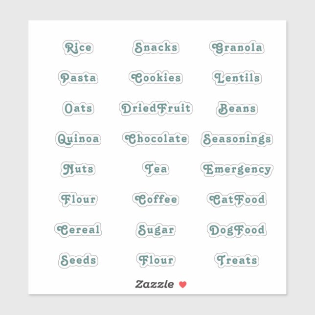 Etiquetas de Pantería Retro Verde Esmeralda (Hoja)