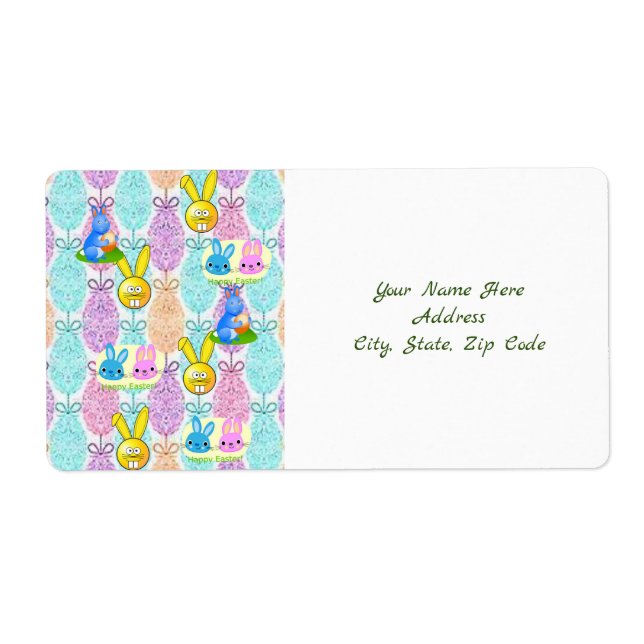 Etiquetas de Pascua (Frente)