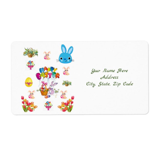 Etiquetas de Pascua (Frente)