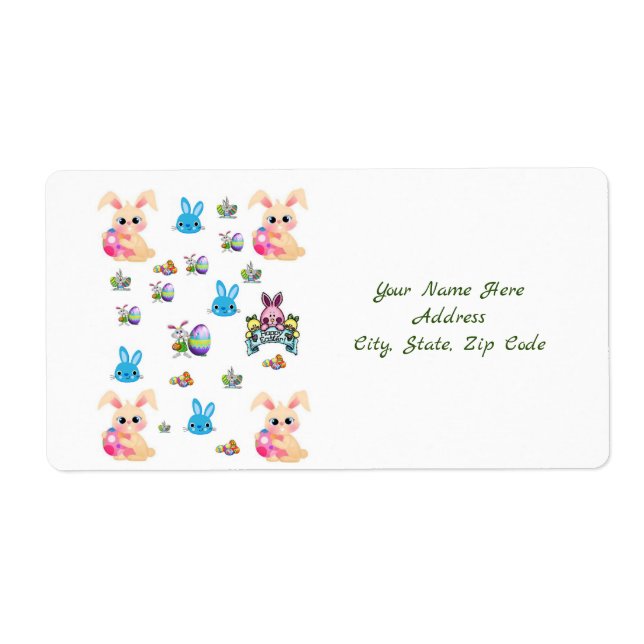 Etiquetas de Pascua (Frente)